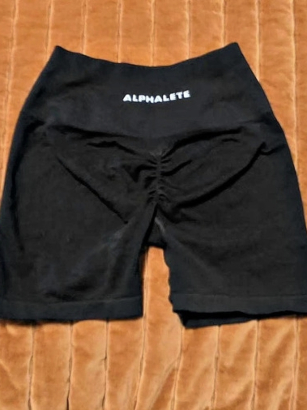 Alphalete Amplify Biker Short Black Bike Shorts